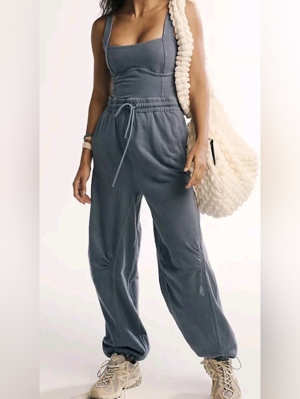 NWT FP Movement by Free People Inbound Jumpsuit - Skyline Blue - Size Small